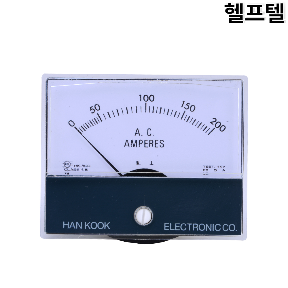 패널미터 HK-100 A.C AMPERES CLASS:1.5