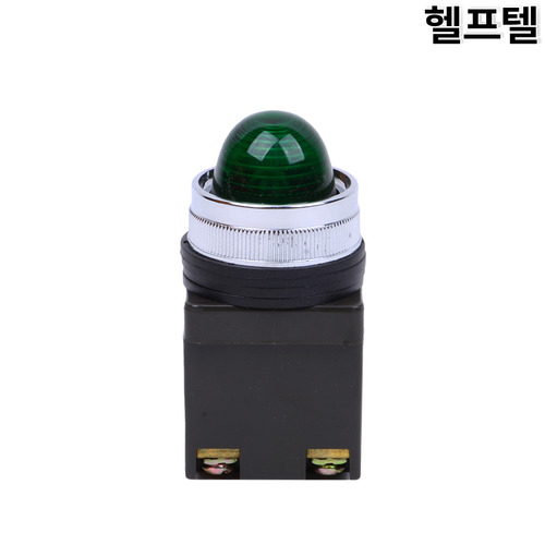 표시등 PILOT LAMP 구형 HY-302-2 녹색 HANYOUNG