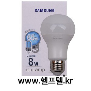 삼성 LED 램프 8W 6500K 750LM 38MA SI-GM9P08A1A