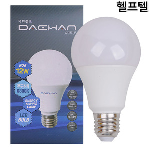 벌브램프 LED램프 대한램프 DAEHAN BL 12W CW 주광색