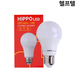 벌브램프 HIPPO LED 10W 전구색 2700K XSL KSC7651 제18-0260호